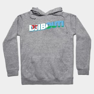 Djibouti Vintage style retro souvenir Hoodie